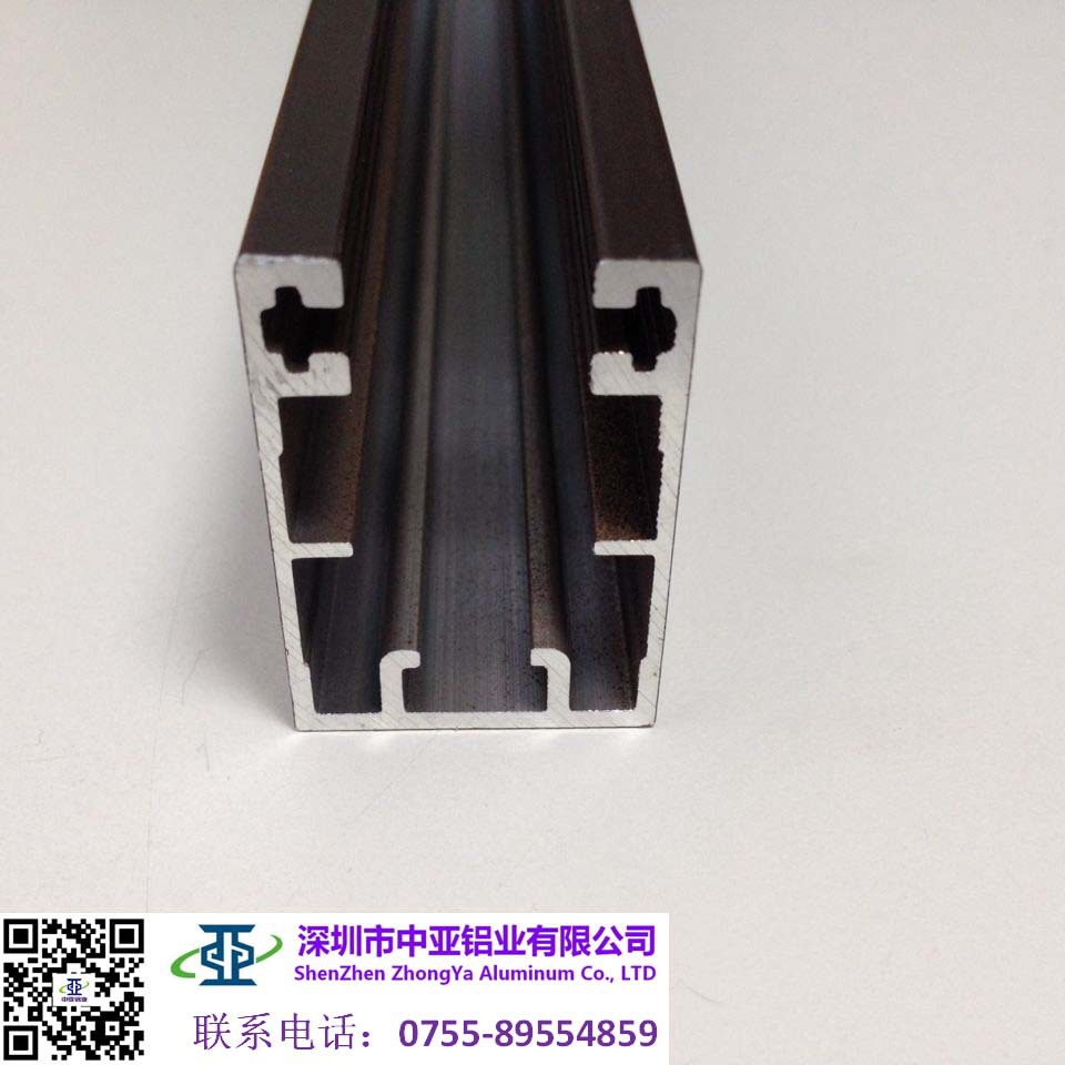 鋁型材定制開模噴涂灰色工業鋁材